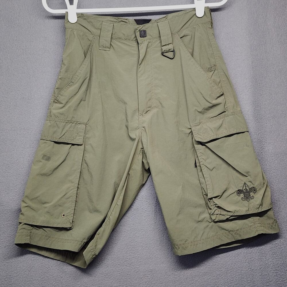 Boy Scouts of America Adult XS Uniform Cargo Shorts Khaki BSA 10.5" Inseam